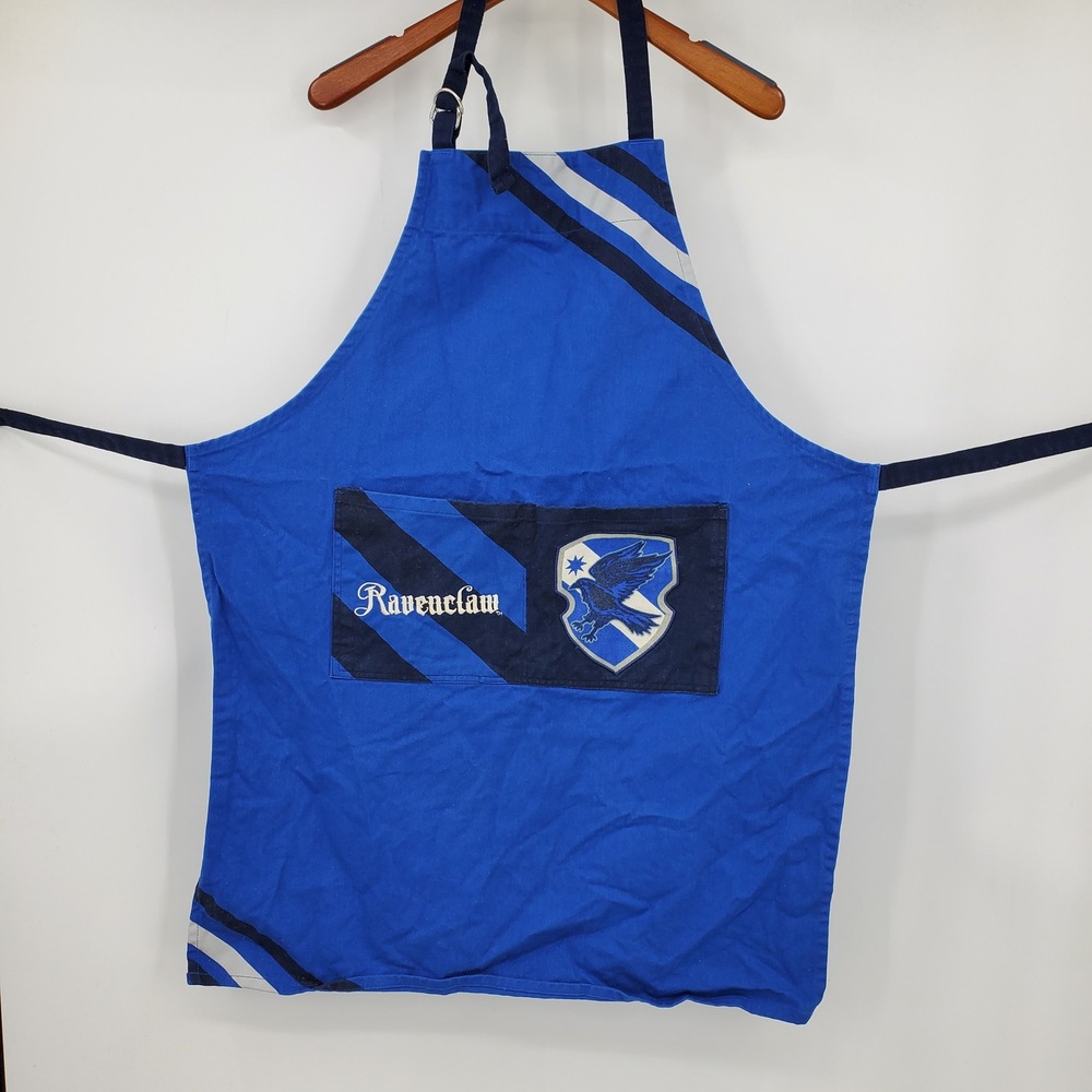 Williams Sonoma Harry Potter Ravenclaw Adult Apron Pocket Wizarding World Chef